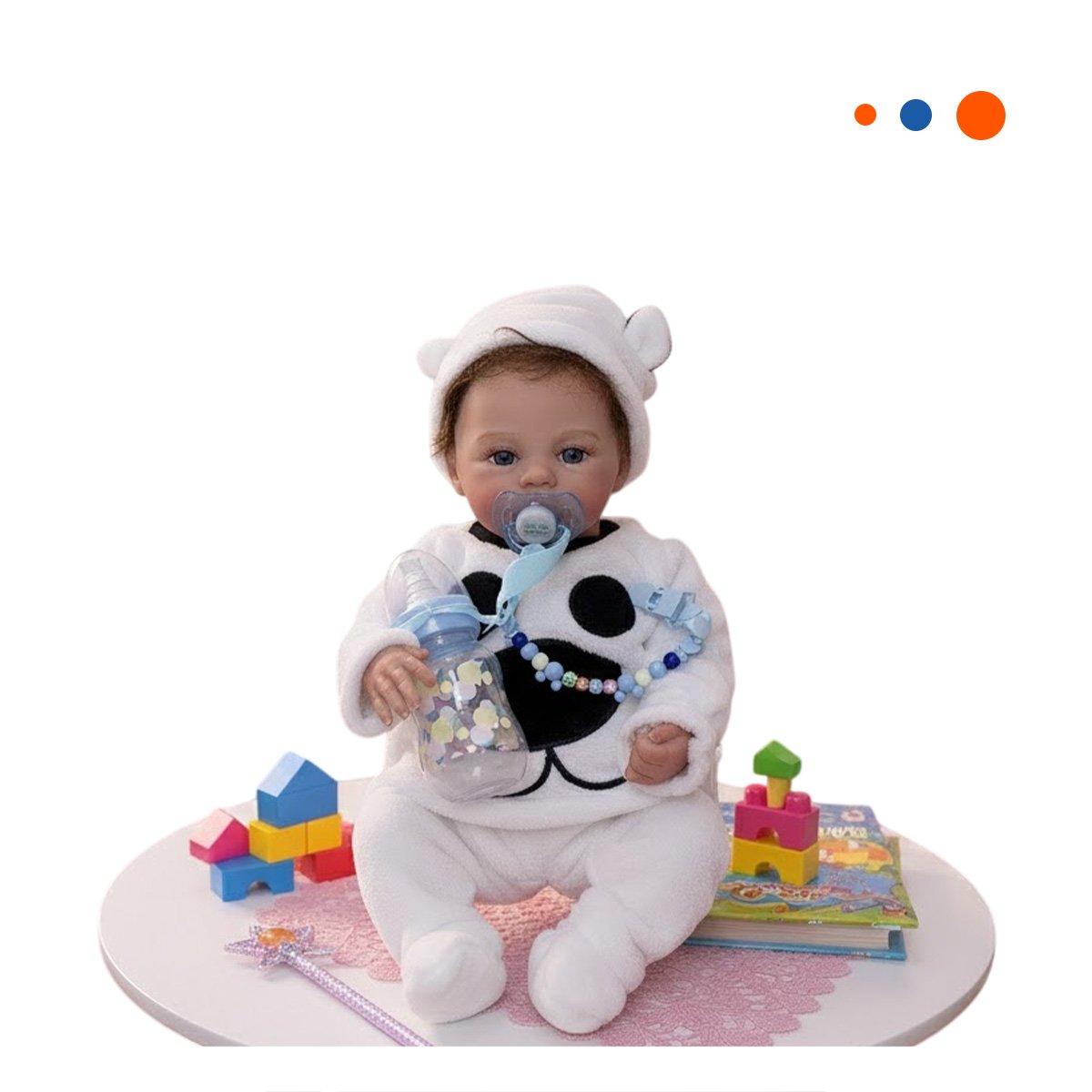 PEQUEÑO COMPAÑERO 48CM CON CHOMPA PERRITO BLANCO EN SU DOMICILIO LINDO Y+REGALO STICKER - 3