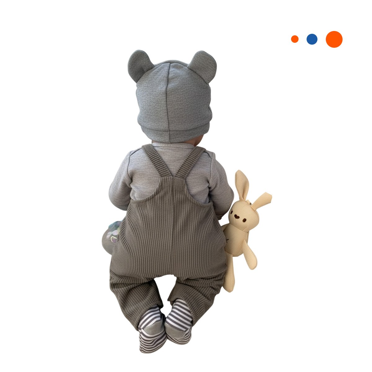 PEQUEÑO COMPAÑERO 48CM CON ENTERIZO Y POLO BLANCO EN SU DOMICILIO LINDO Y+REGALO STICKER - 3