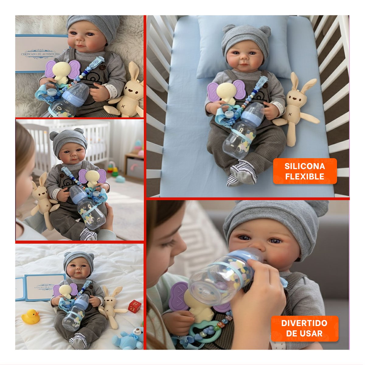 PEQUEÑO COMPAÑERO 48CM CON ENTERIZO Y POLO BLANCO CON MUCHA ARMONIA Y+POST IT - 1