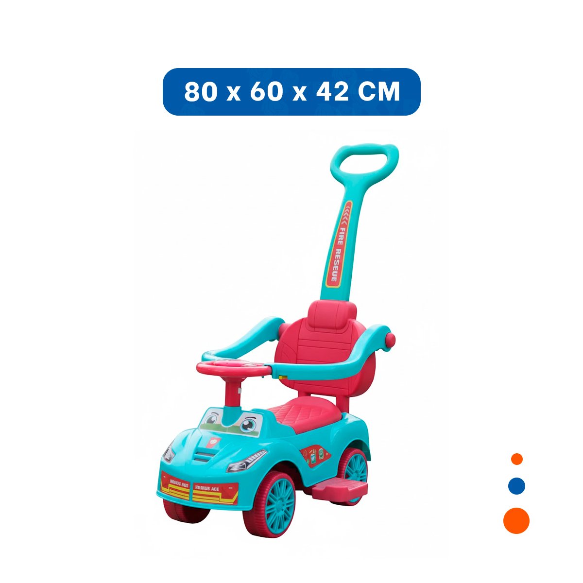PACK2 VEHICULO DE ARRASTRE PARA USO INTERIOR Y EXTERIOR INFANTIL - 4