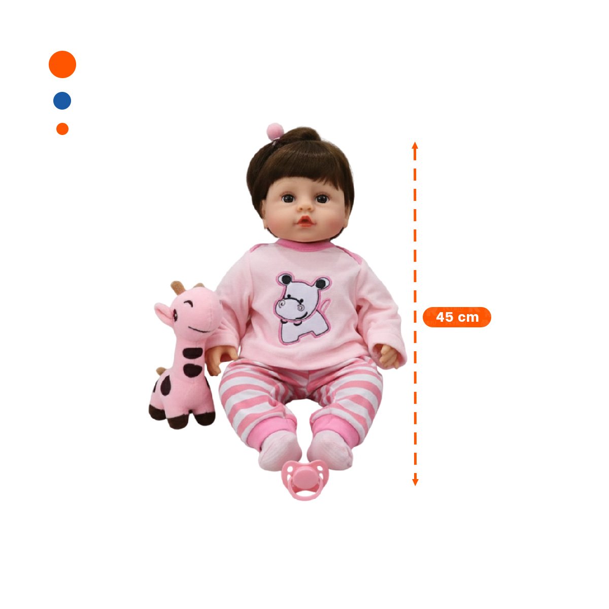 PRENDA DE BEBE ROSADA HIPO CON PANTALON A RAYAS COMODA Y+POST IT - 4