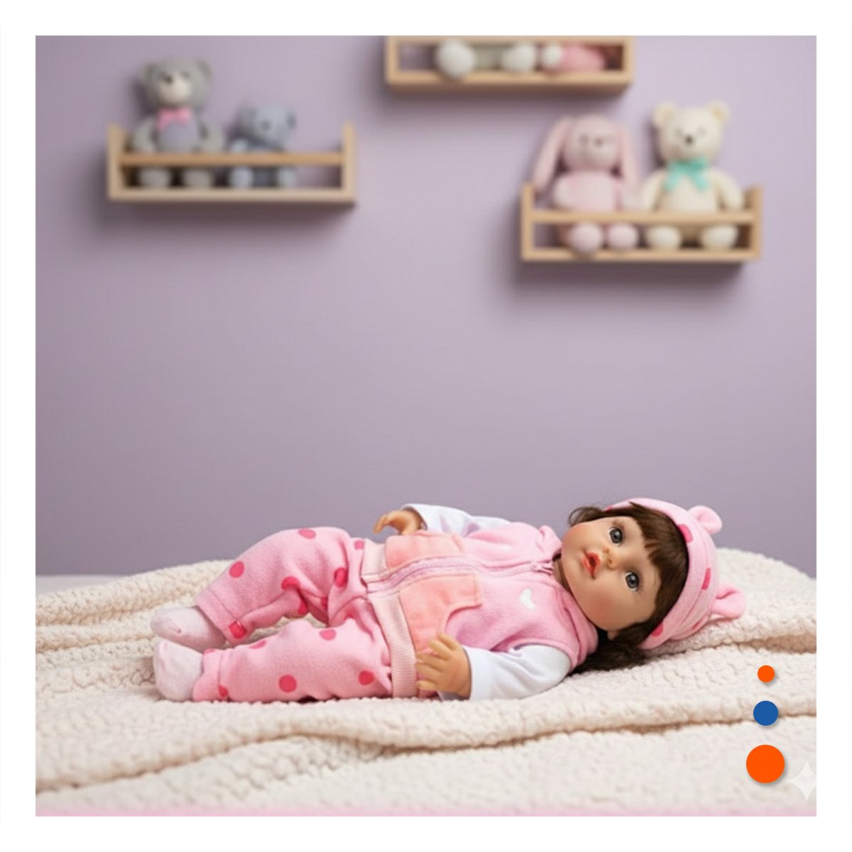 PACK2 PEQUEÑA COMPAÑERA CON CHALECO Y PANTALON PUNTOS ROSADO PARA LOS PADRES Y+PAPEL REGALO - 2