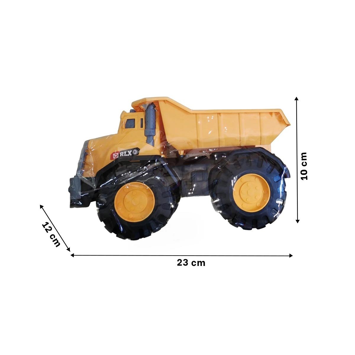PACK4 INDUSTRIAL VOLQUETE AMARILLO DE JUGUETE EN BOLSA PARA CONSTRUCCION - 4