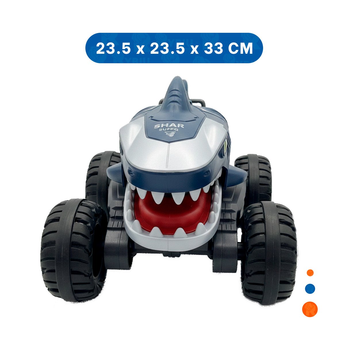 MAQUINA ROBOT TIBURON CON CONTROL REMOTO PARA DINAMICA DE JUEGO FLUIDA Y+LIGAS REGALO - 4