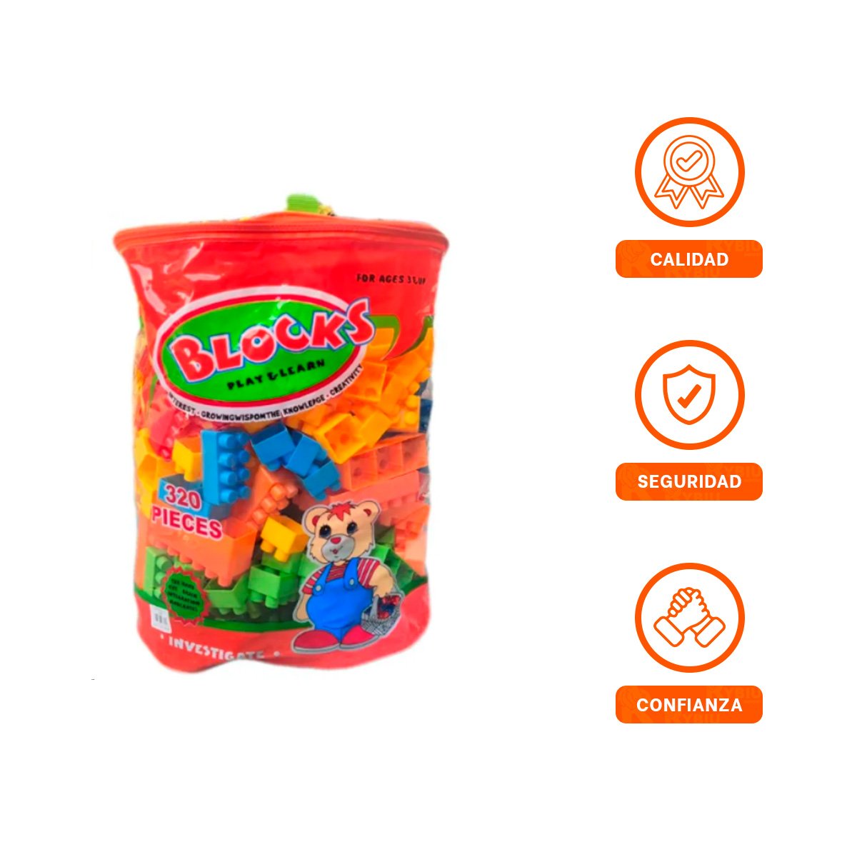 COMPONENTES MULTICOLOR EN BOLSA PARA CREAR FIGURAS Y ESPACIOS EN HOGAR - 3