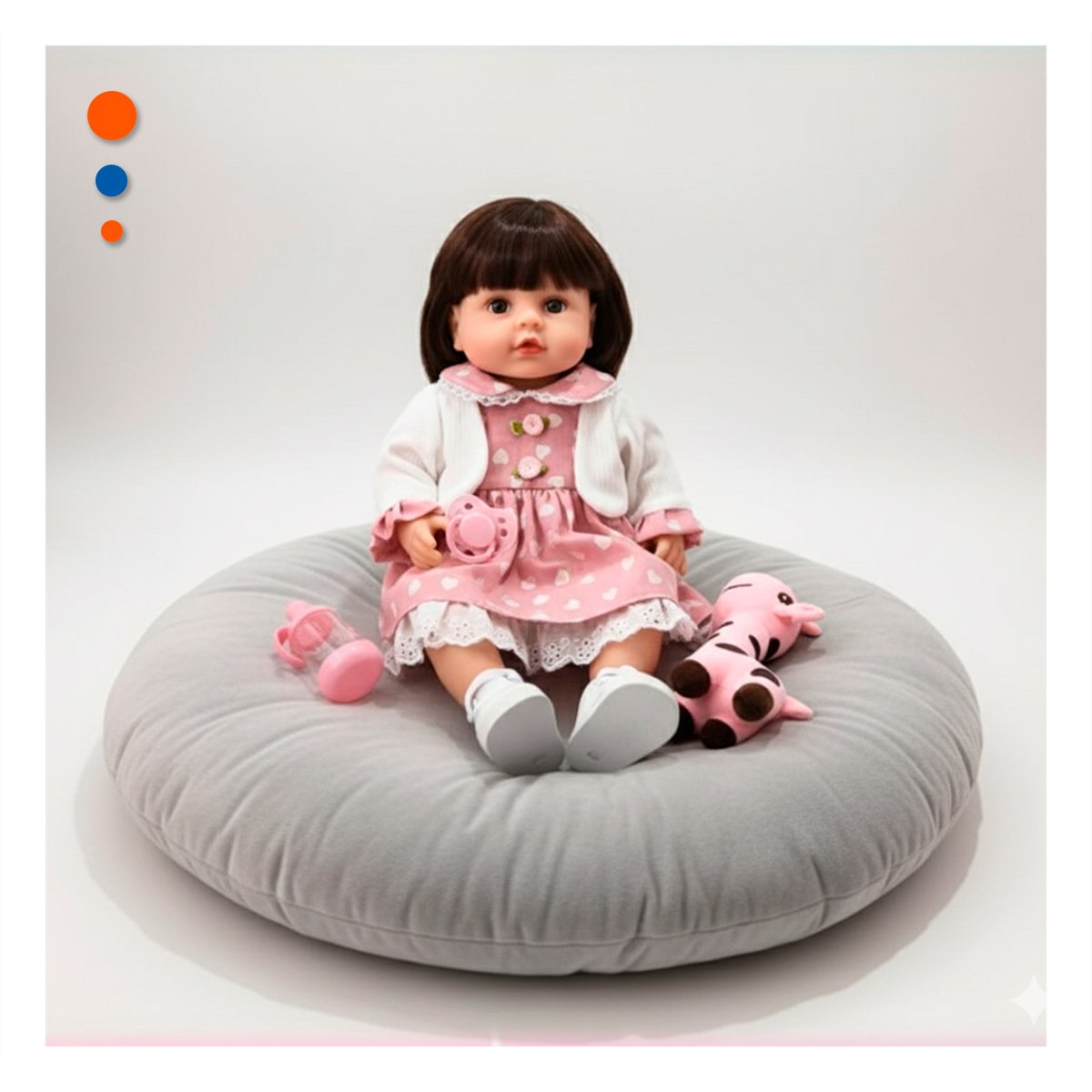 PACK2 PEQUEÑA COMPAÑERA CON VESTIDO CORAZONES Y CHOMPA ROSADO PARA RECREO SANO - 2
