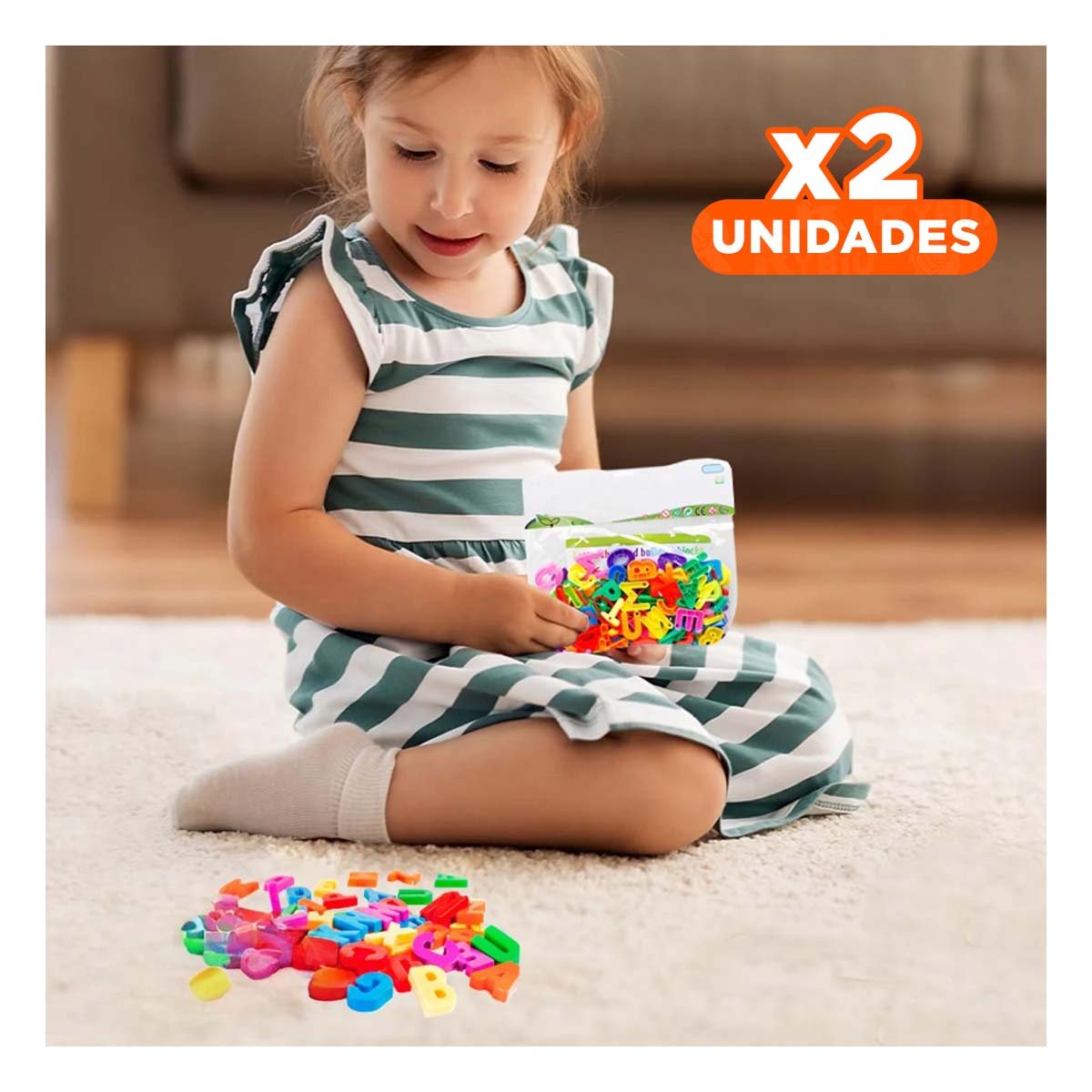 PACK2 COLECCION ESCOLAR DE BLOQUES EN LETRAS PARA APRENDER Y+REGALO STICKER - 1