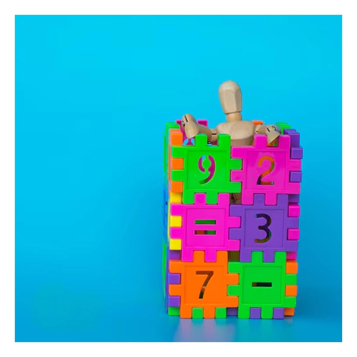 PACK4 COLECCION CREATIVA PARA ENSAMBLAR BLOQUES NUMERICO Y LETRAS - 3