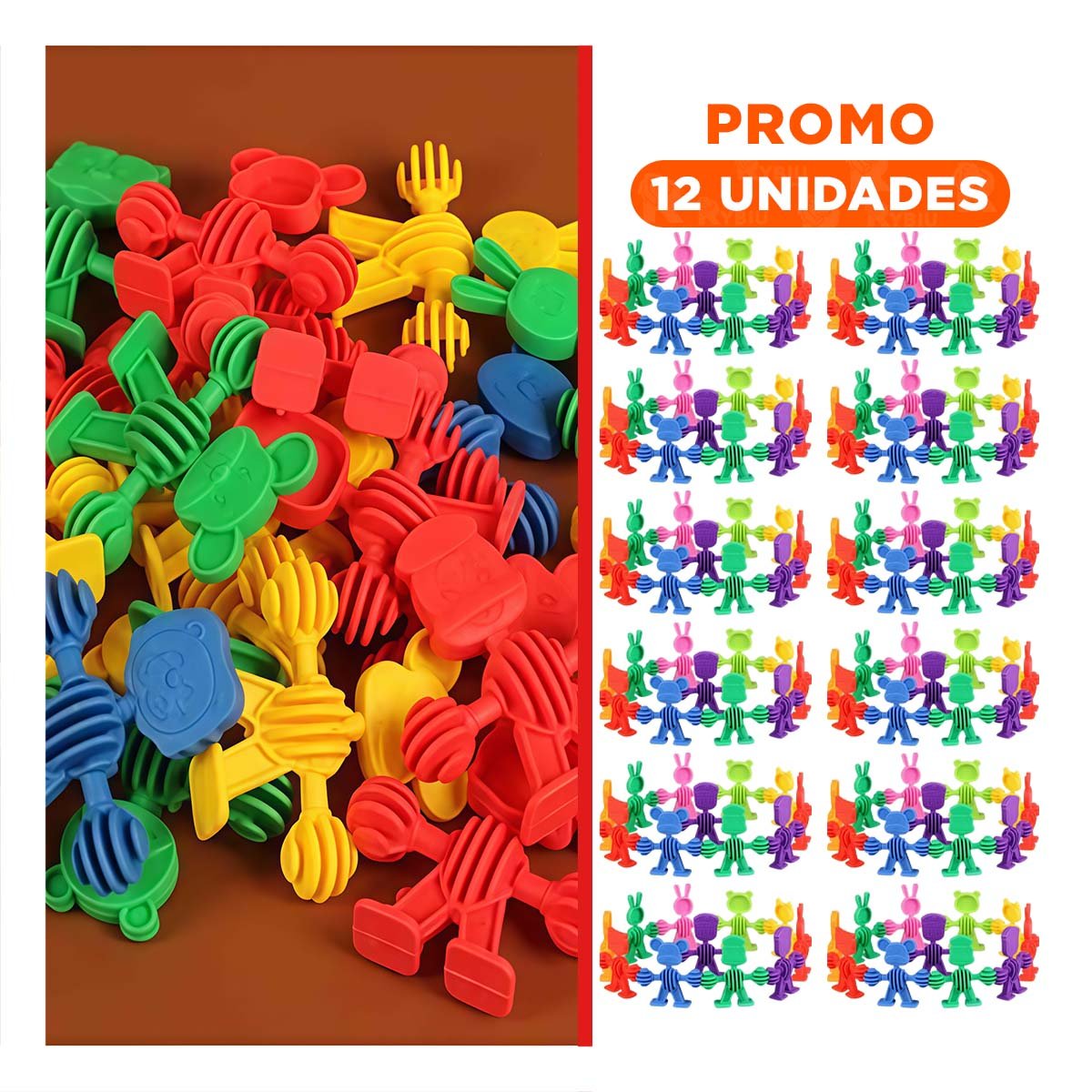 PACK12 SET CREATIVO DE ATOMOS PARA JUEGO CIENTIFICO Y+REGALO STICKER