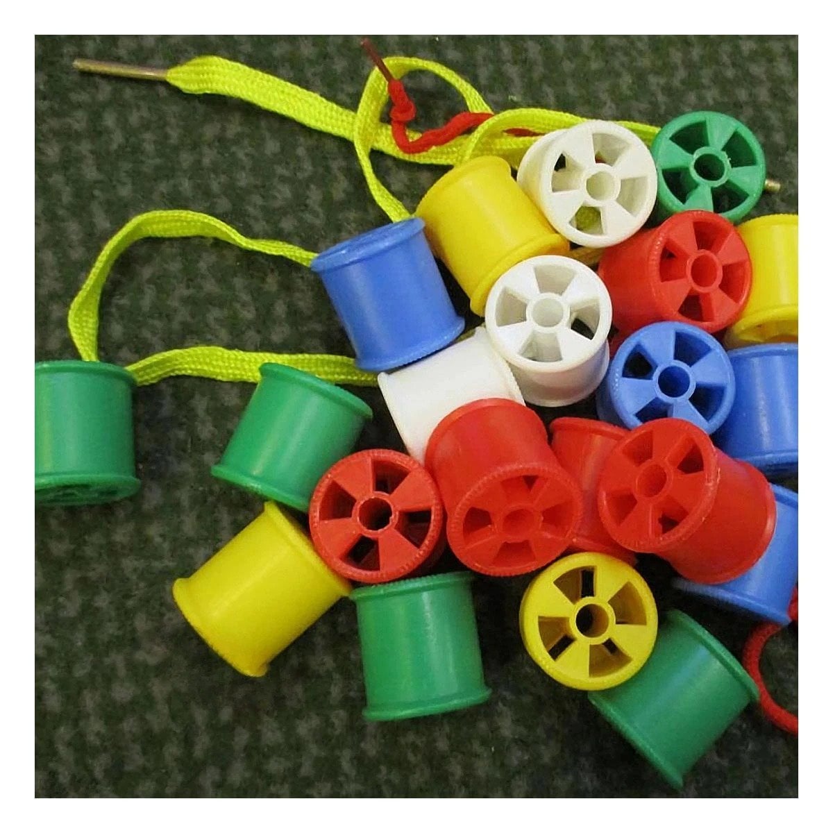 PACK6 COLECCION SENSORIAL DE CARRETES CILINDRICOS PARA COORDINACION Y+PAPEL REGALO - 2