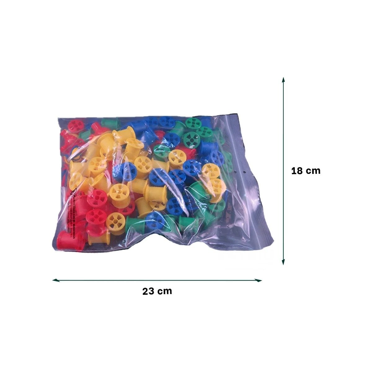 PACK6 COLECCION SENSORIAL DE CARRETES CILINDRICOS PARA COORDINACION Y+PAPEL REGALO - 4
