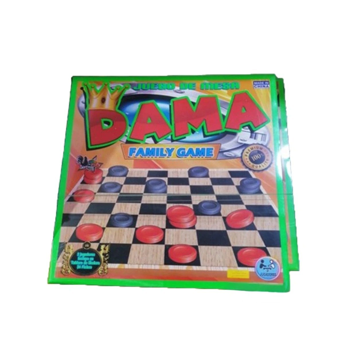 PACK12 EDICION DE MESA DAMA PARA DIVERSION Y JUEGOS EN CASA Y+REGALO STICKER - 2