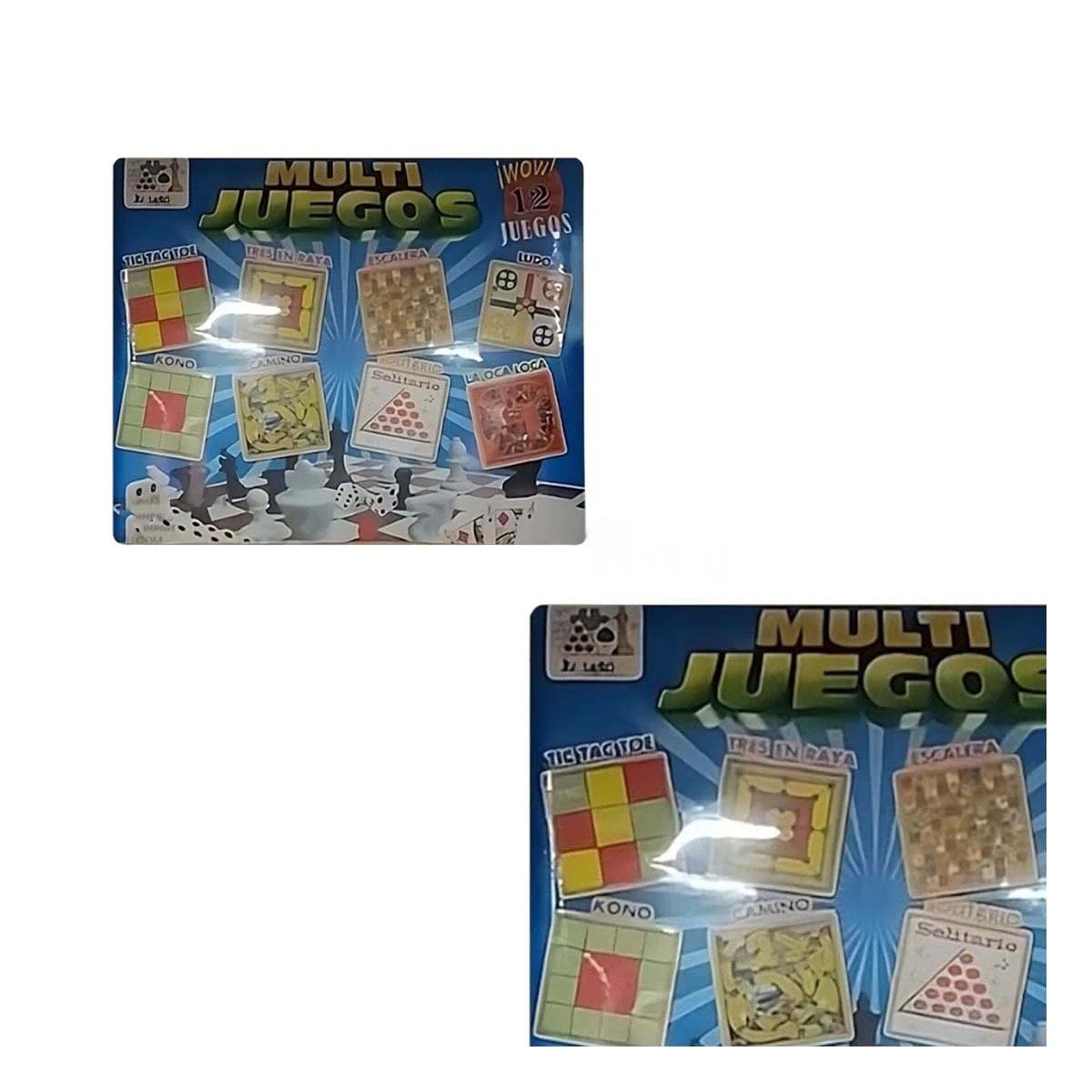 PACK6 PAQUETE DE MESA MULTI JUEGOS 12 JUEGOS PARA REUNIONES EN CASA Y+REGALO STICKER - 2