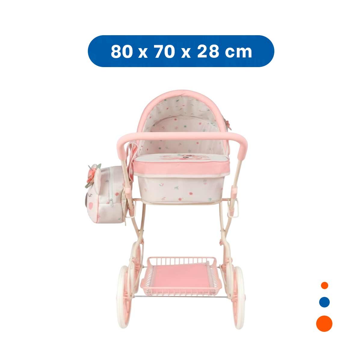 PASEADOR KOALA CON ESTRUCTURA PLEGABLE 42X80X80CM PARA MUNECA INFANTIL Y+PAPEL REGALO - 4