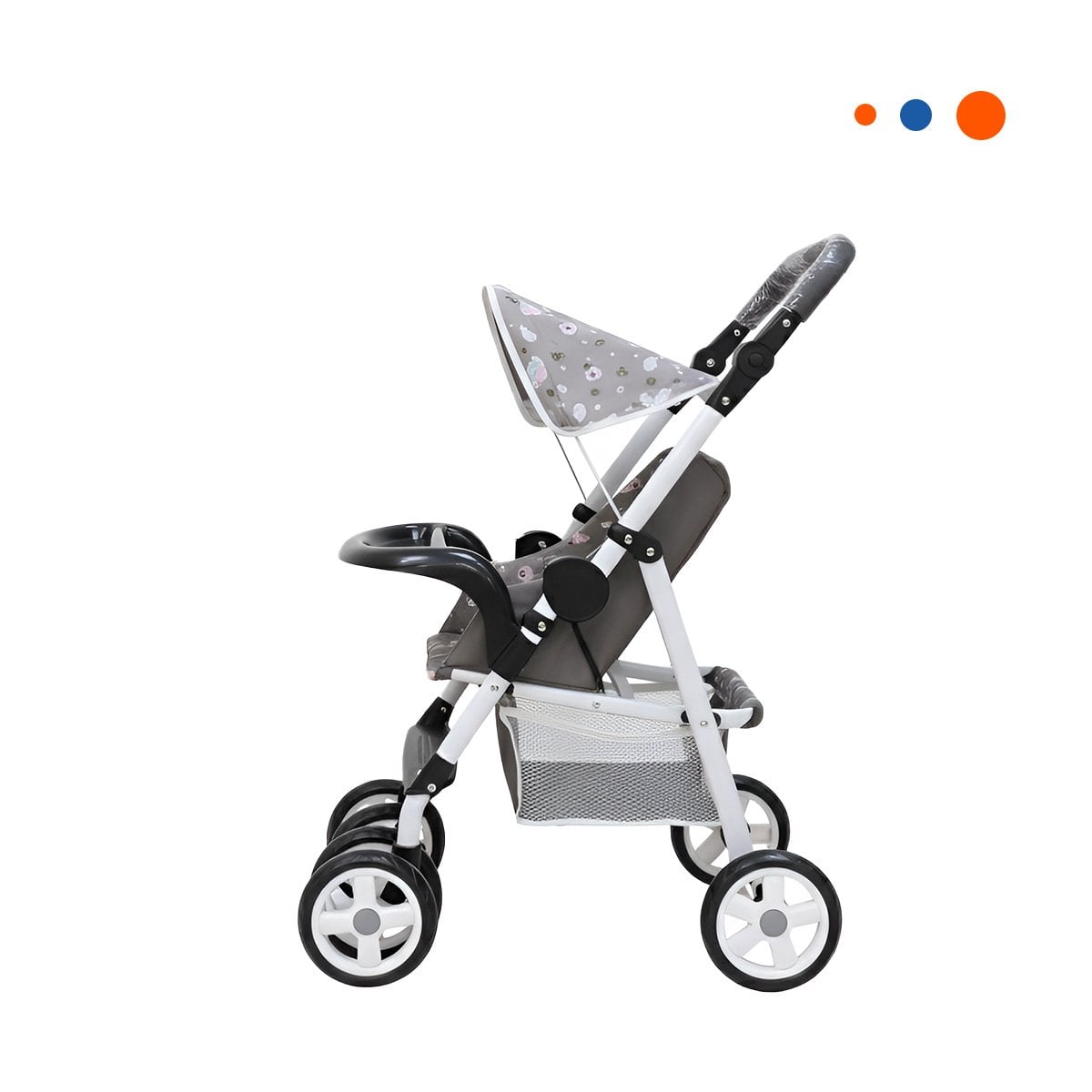 CARRO INFANTIL CON ESTILO DECORATIVO PARA RUTINAS DE JUEGO 68CM NEGRO Y+REGALO STICKER - 3