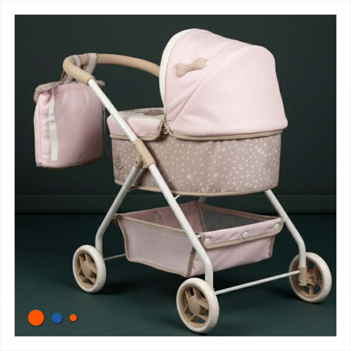 CARREOLA TIPO PASEO DIDI 3 EN 1 40X80X70CM PARA USO LUDICO CONSTANTE Y+REGALO STICKER - 2
