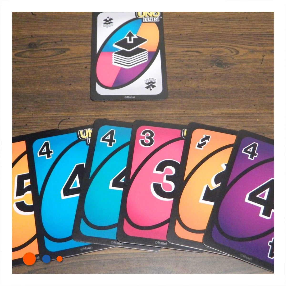 PACK12 RONDA DE CARTAS REVERSIBLES PARA MESA FAMILIAR COMPACTO PARA CASA - 2