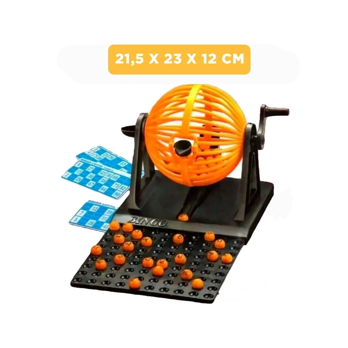 PACK2 SORTEO LOTTO MEDIANO EN EMPAQUE ROJO NEGRO PARA MESA DE JUEGOS - 4