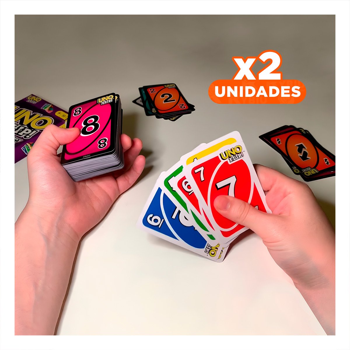PACK2 OPORTUNIDAD CON CARTAS REVERSIBLES PARA MESA FAMILIAR COMPACTO Y+REGALO STICKER - 1