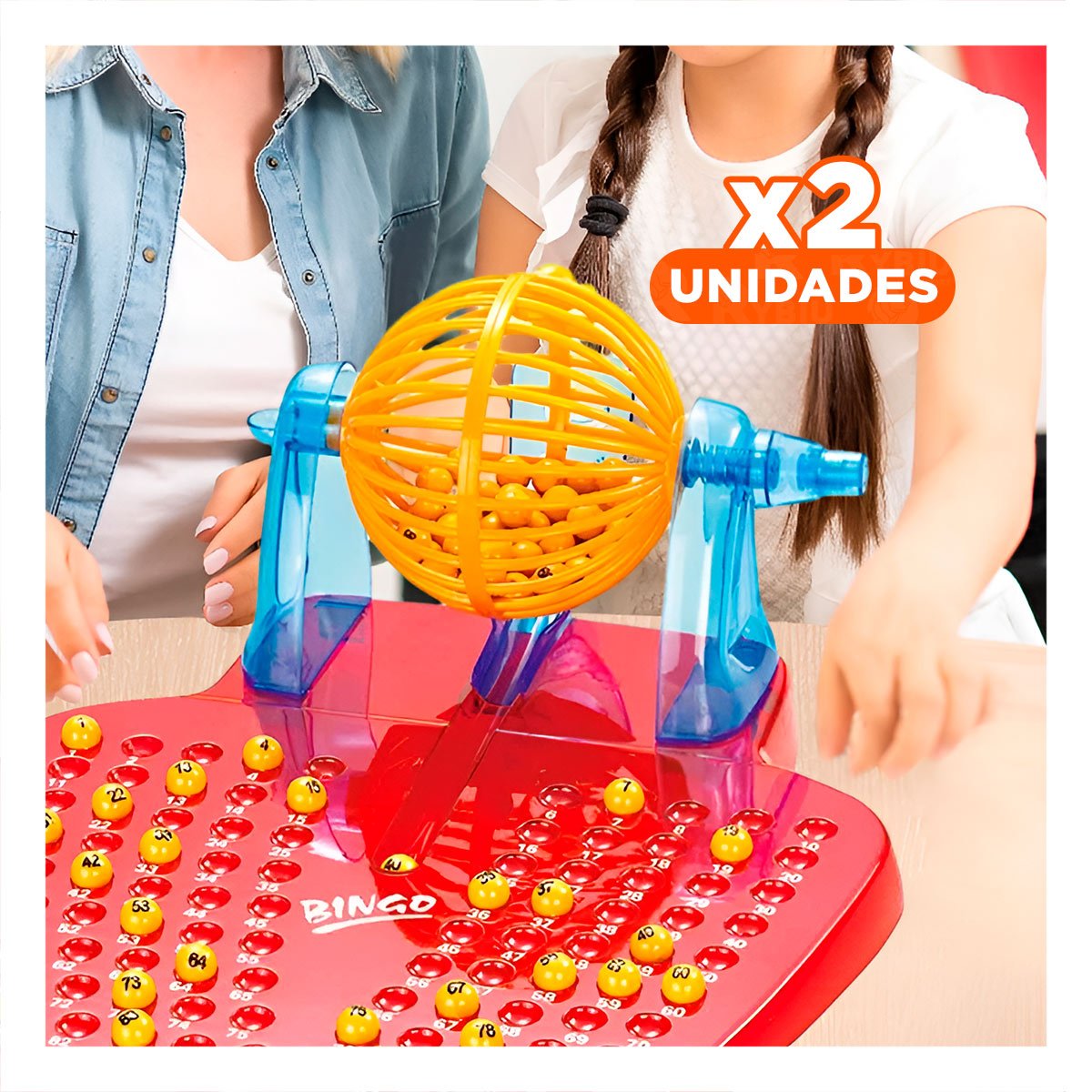 PACK2 PASATIEMPO CLASICO BINGO FAMILIAR 90 NUMEROS PARA CASA Y+REGALO STICKER - 1