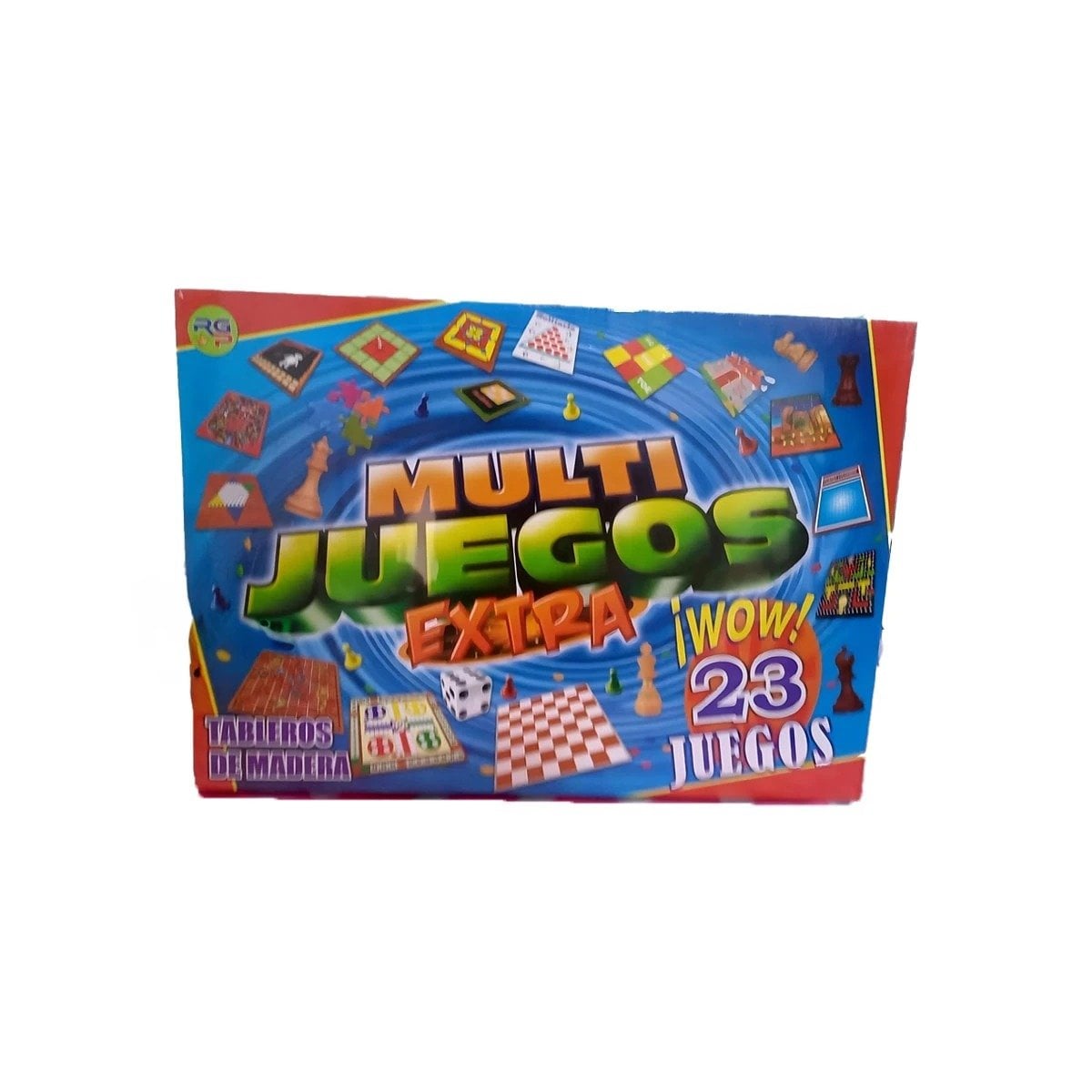 PACK2 PAQUETE DE MESA MULTI JUEGOS EXTRA 23 JUEGOS CLASICOS PARA HOGAR Y+REGALO STICKER - 2