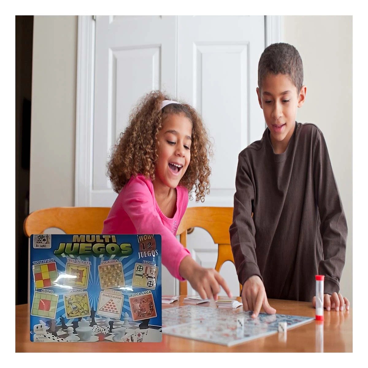 PACK6 PAQUETE DE MESA MULTI JUEGOS 12 JUEGOS PARA JUEGOS EN FAMILIA - 3
