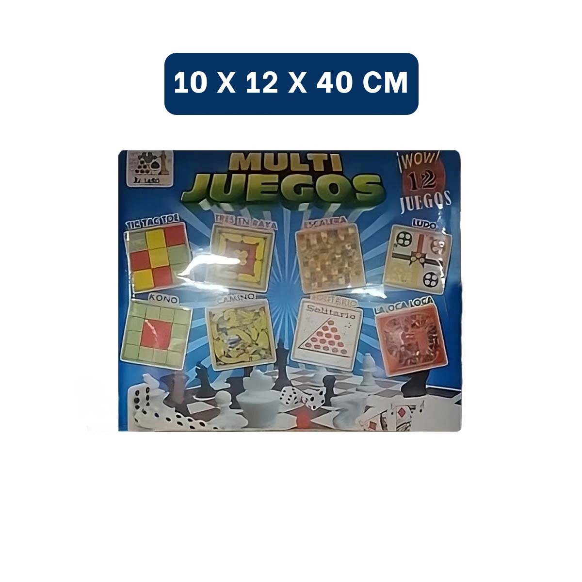 PACK6 PAQUETE DE MESA MULTI JUEGOS 12 JUEGOS PARA JUEGOS EN FAMILIA - 4