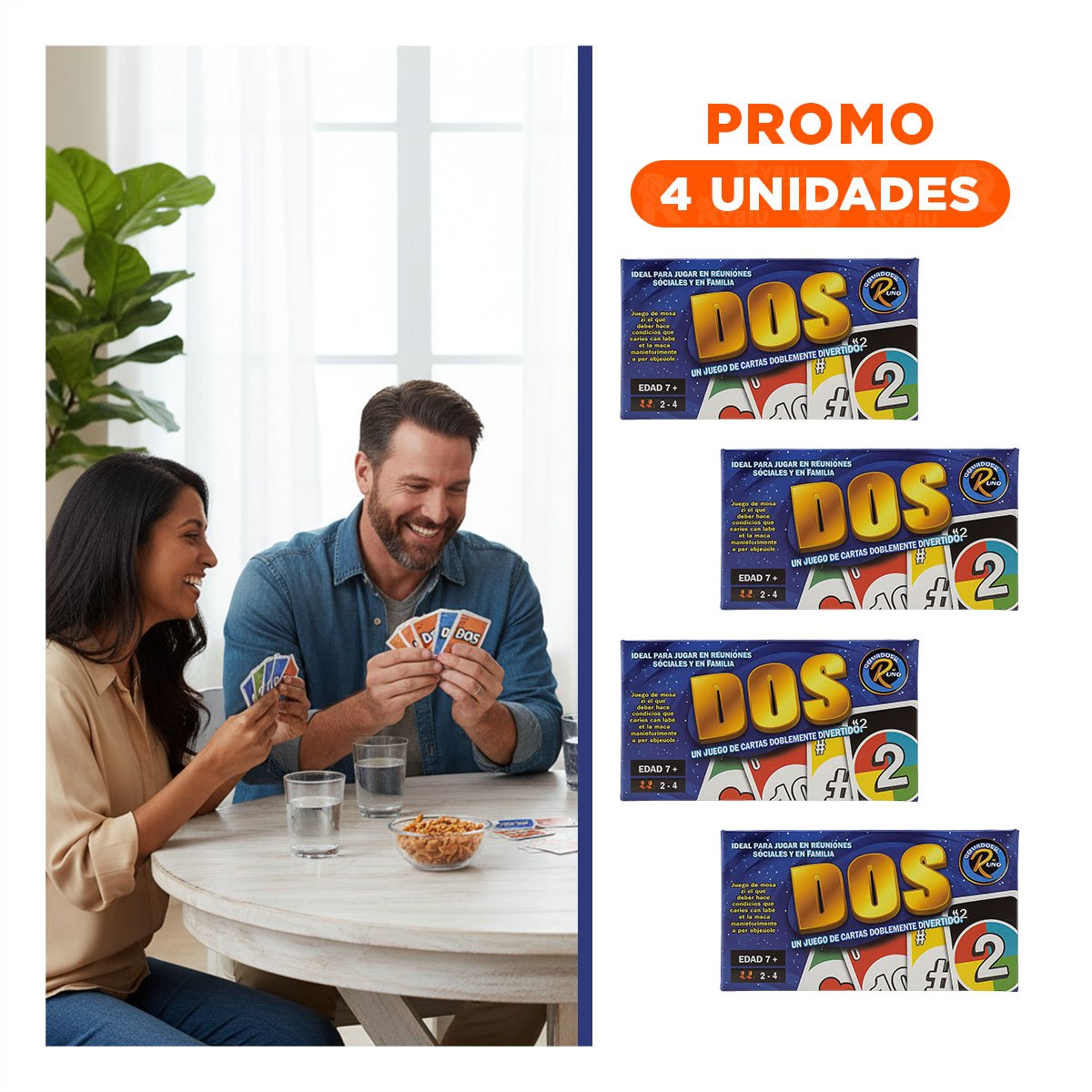 PACK4 COLECCION DE MESA DOS CAJA GRANDE PARA COMPARTIR EN CASA Y+REGALO STICKER - 1