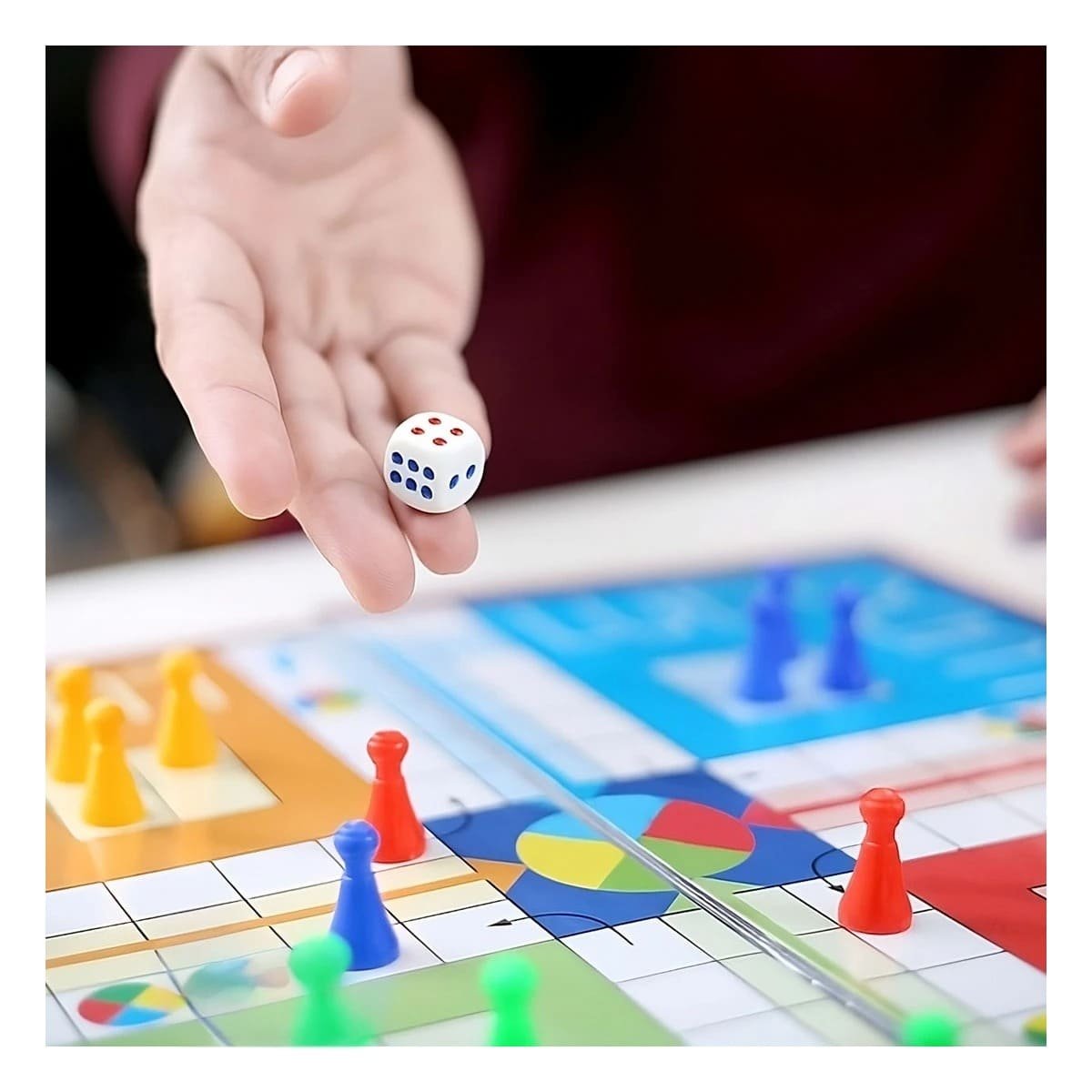 PACK4 ACTIVIDAD 5 EN 1 JUEGO DE MESA PARA FAMILIAS Y+PAPEL REGALO - 5