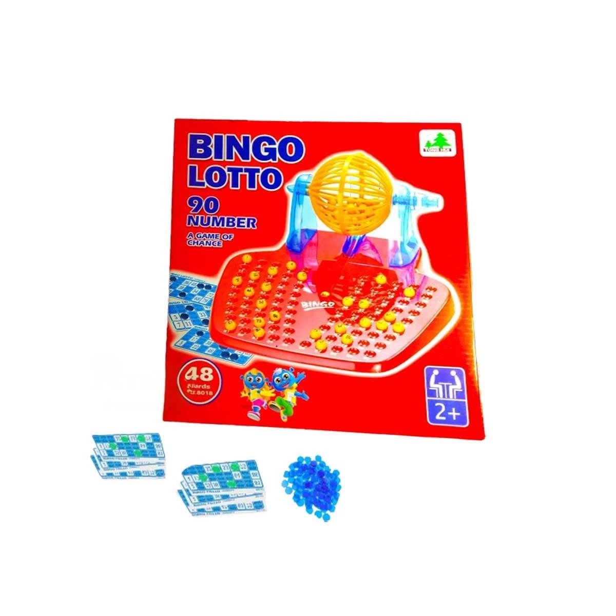 PACK6 DIVERSION CLASICA BINGO FAMILIAR 90 NUMEROS CON CARTAS Y+REGALO STICKER - 2