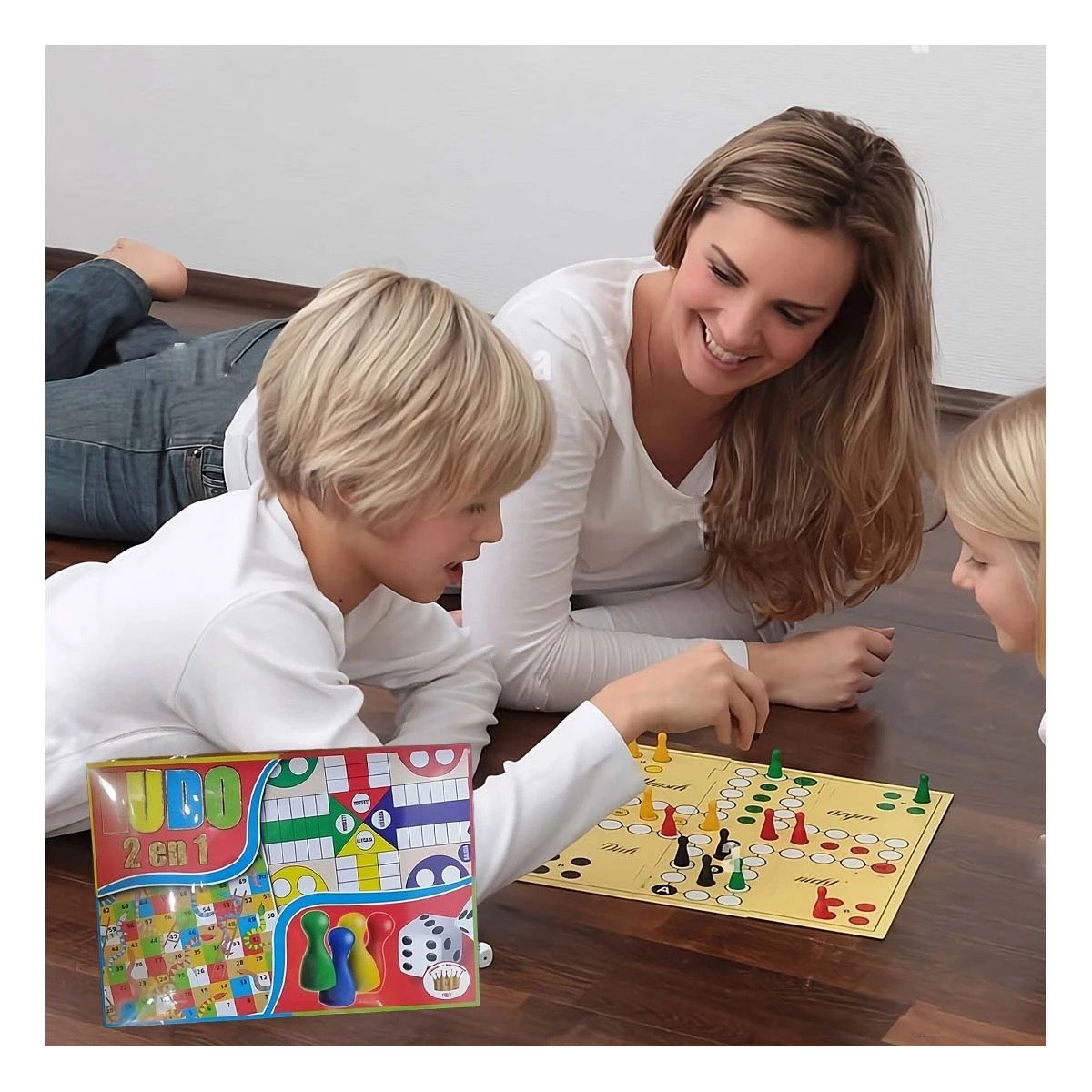 PACK12 SET DE MESA LUDO 2 EN 1 CLASICO PARA DIVERSION FAMILIAR EN HOGAR PERUANO - 3