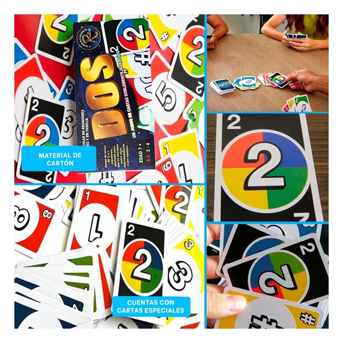 PACK6 FORMATO DE MESA DOS CAJA GRANDE PARA DIVERSION EN HOGAR Y+PAPEL REGALO - 3