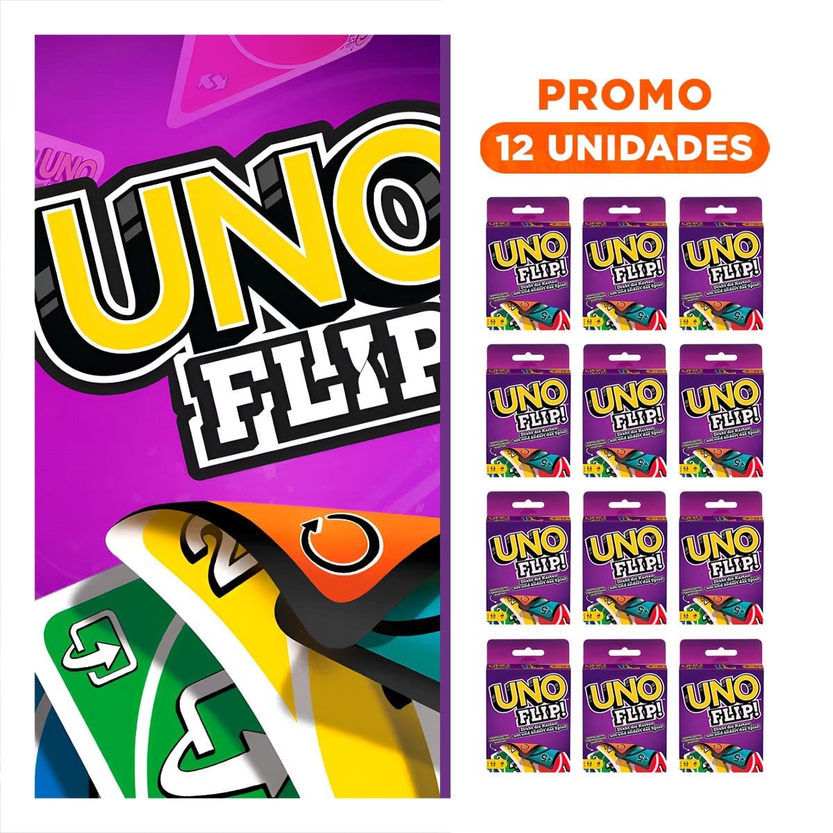 PACK12 ENCUENTRO CON CARTAS REVERSIBLES PARA MESA FAMILIAR COMPACTO PORTATIL Y+REGALO STICKER - 1
