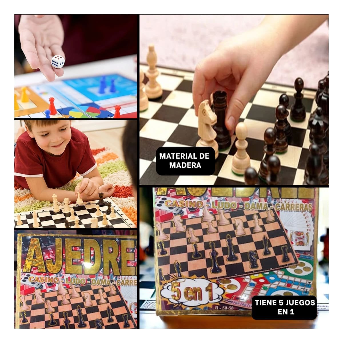 PACK12 JUEGO KIT 5 EN 1 MESA PARA NINOS Y AMIGOS Y+PAPEL REGALO - 2