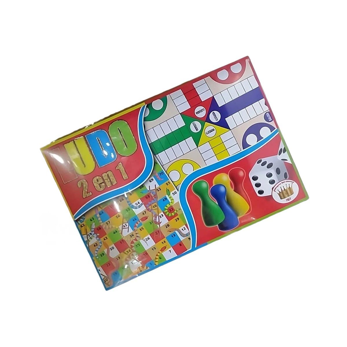 PACK4 ARTICULO DE MESA LUDO 2 EN 1 TRADICIONAL PARA DIVERSION FAMILIAR Y+PAPEL REGALO - 3