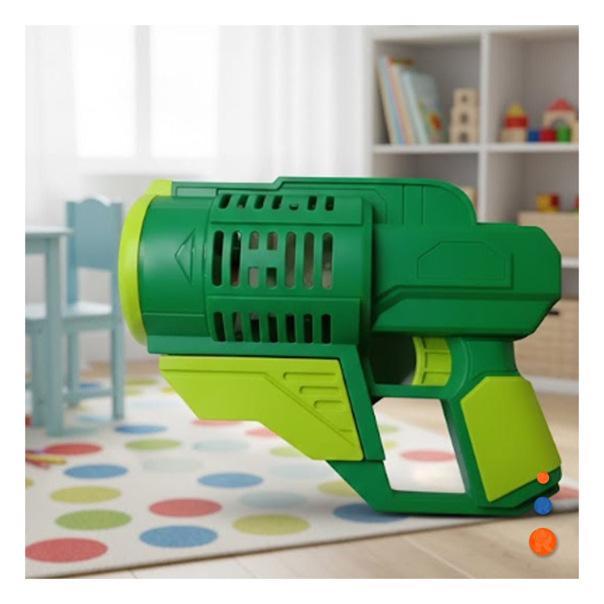 LANZADOR DE BURBUJAS CON MOCHILA PORTATIL DINOSAURIO VERDE PARA PATIO Y+PAPEL REGALO - 2