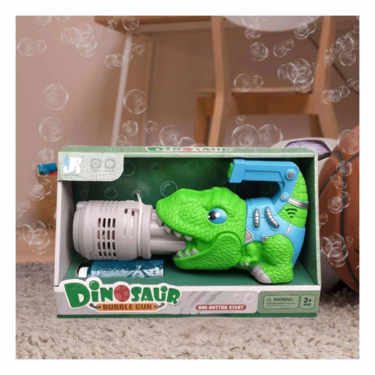 PACK6 EXPULSOR LED DE BURBUJAS DINOSAURIO CON SONIDO PARA CASA - 2