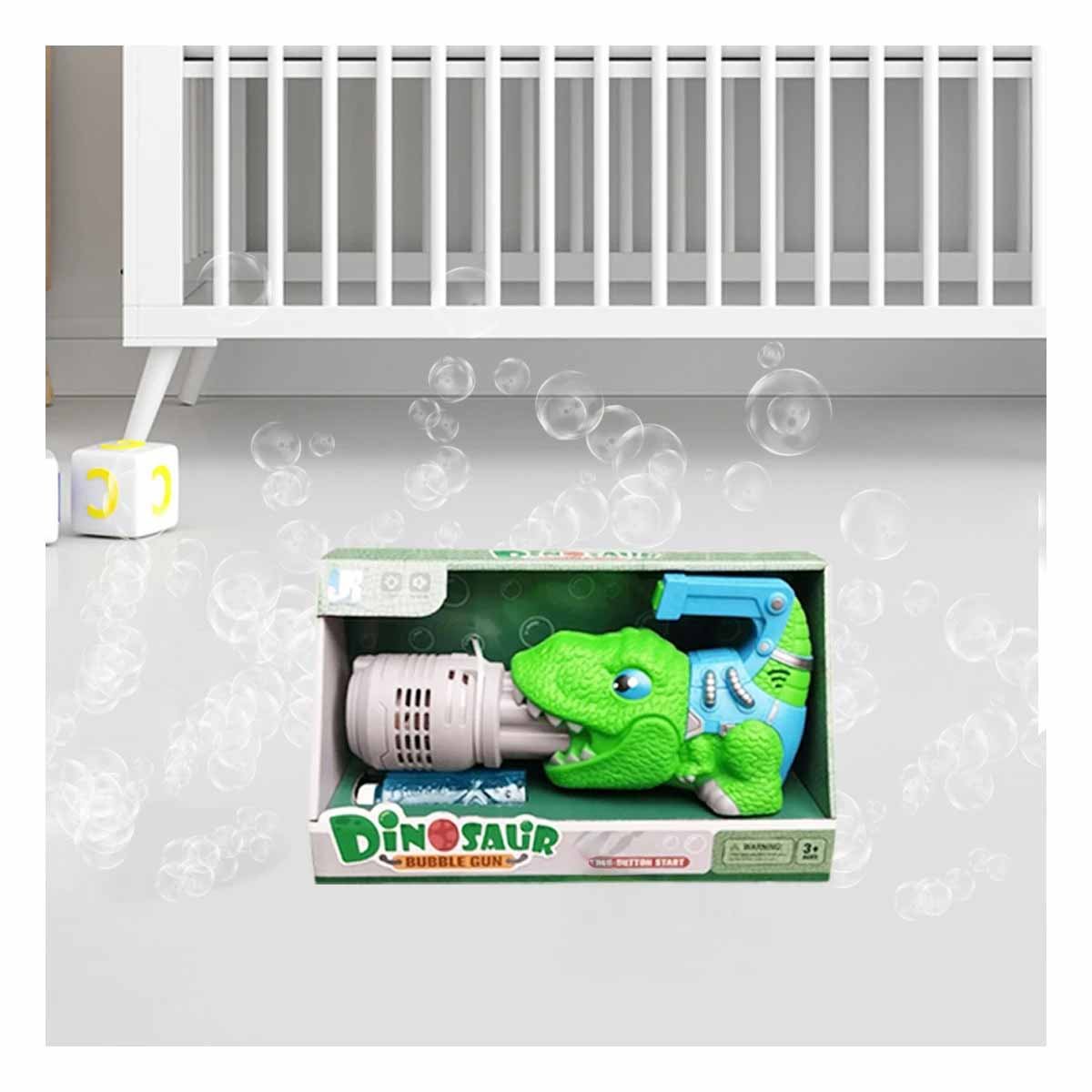 PACK6 EXPULSOR LED DE BURBUJAS DINOSAURIO CON SONIDO PARA CASA - 3
