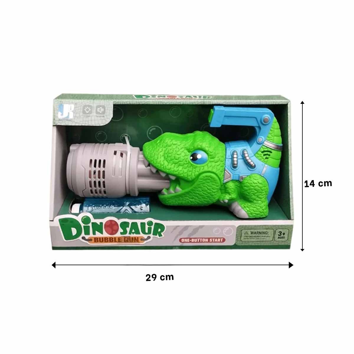 PACK6 EXPULSOR LED DE BURBUJAS DINOSAURIO CON SONIDO PARA CASA - 4