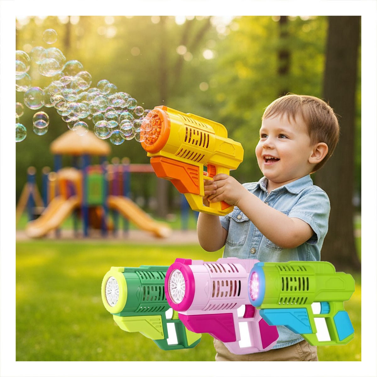 PACK4 ALTERNATIVA DE BURBUJAS CON MOCHILA PORTATIL PATO AMARILLO PARA JUEGOS AL AIRE LIBRE - 3