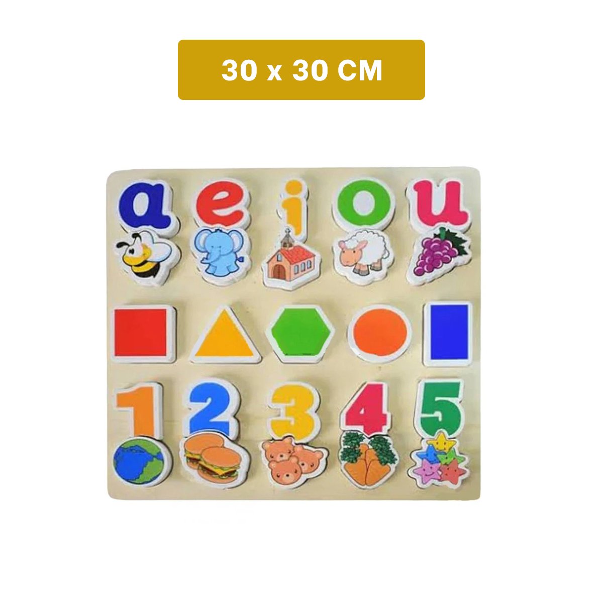 PACK12 TABLERO INTERACTIVO INFANTIL CON FIGURAS GEOMETRICAS Y 25 PIEZAS Y+PAPEL REGALO - 4