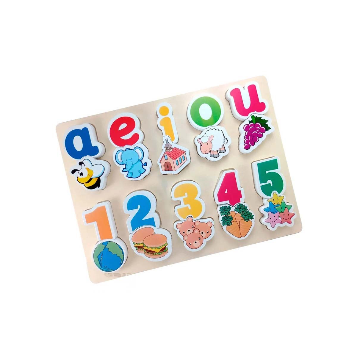 PACK12 TABLERO CREATIVO DE ROMPECABEZAS CON FIGURAS Y NUMEROS Y+REGALO STICKER - 2