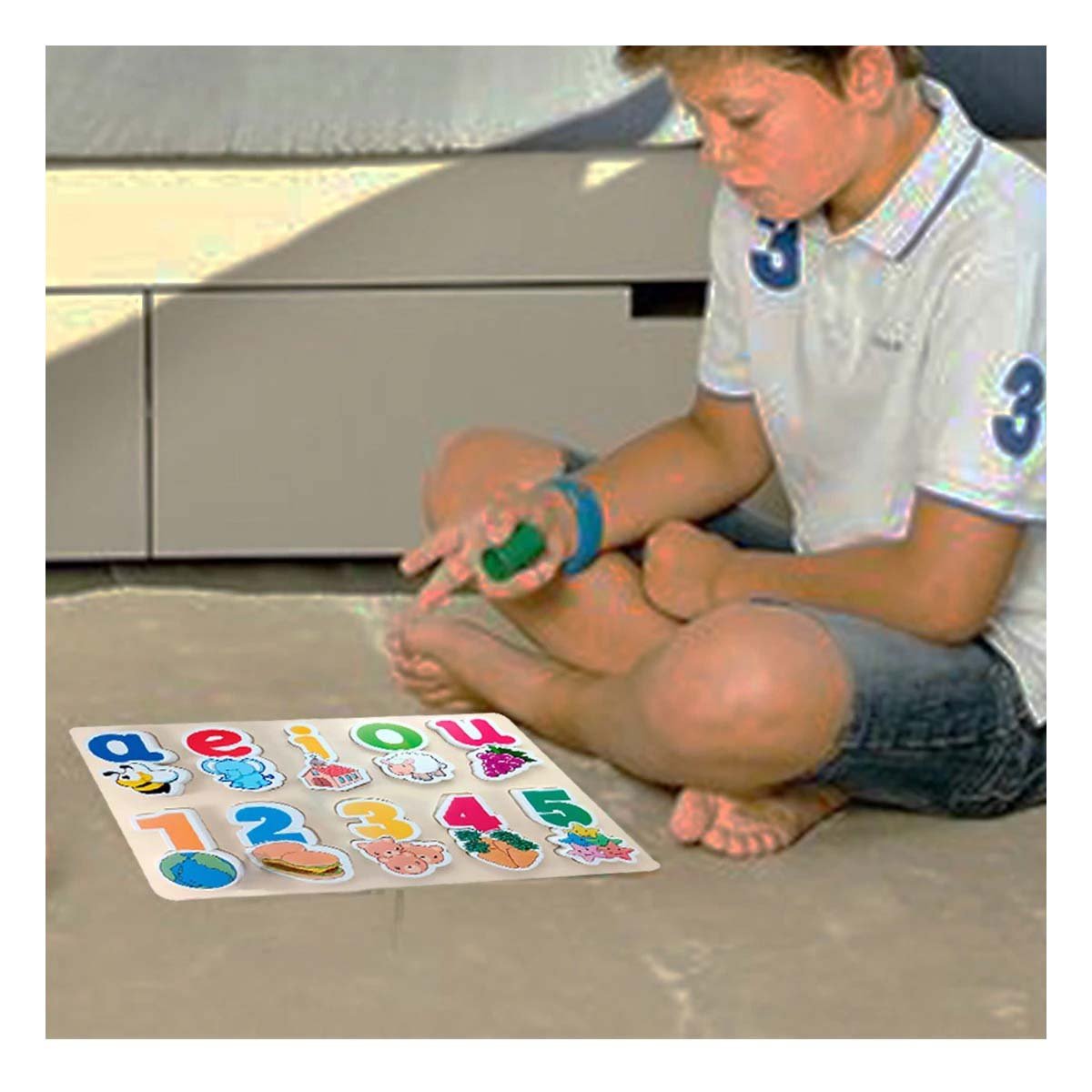 PACK6 ROMPECABEZAS DIDACTICO CON NUMEROS, FIGURAS Y COLORES - 2