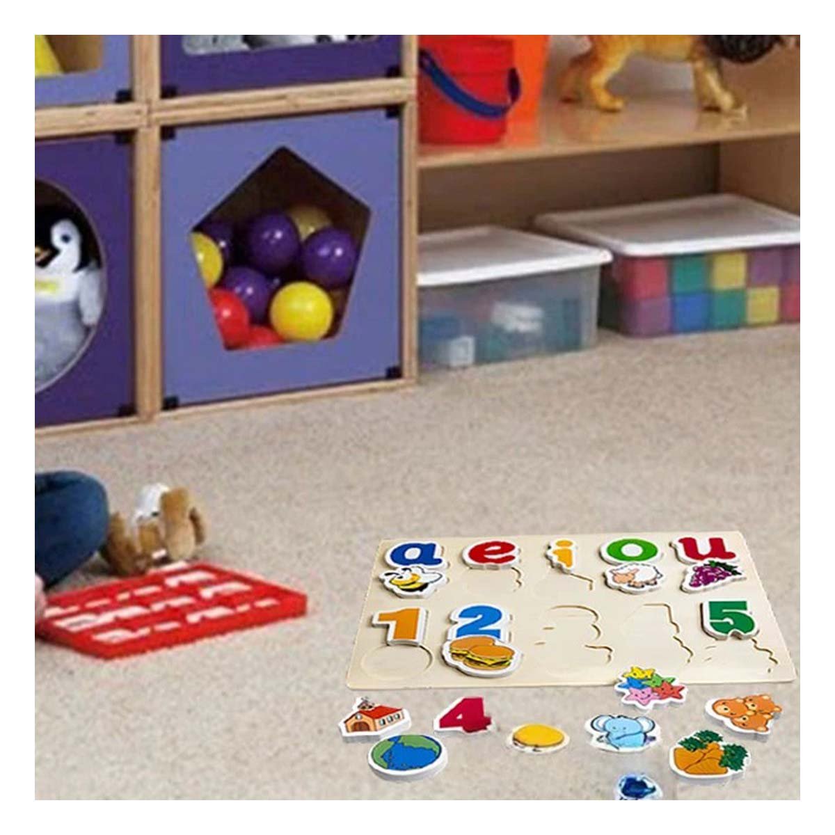 PACK6 ROMPECABEZAS DIDACTICO CON NUMEROS, FIGURAS Y COLORES - 3