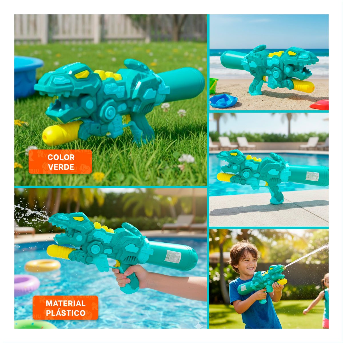 EMISOR LUDICO DINOSAURIO VERDE PARA ACTIVIDADES RECREATIVAS EN JARDIN Y+POST IT - 5