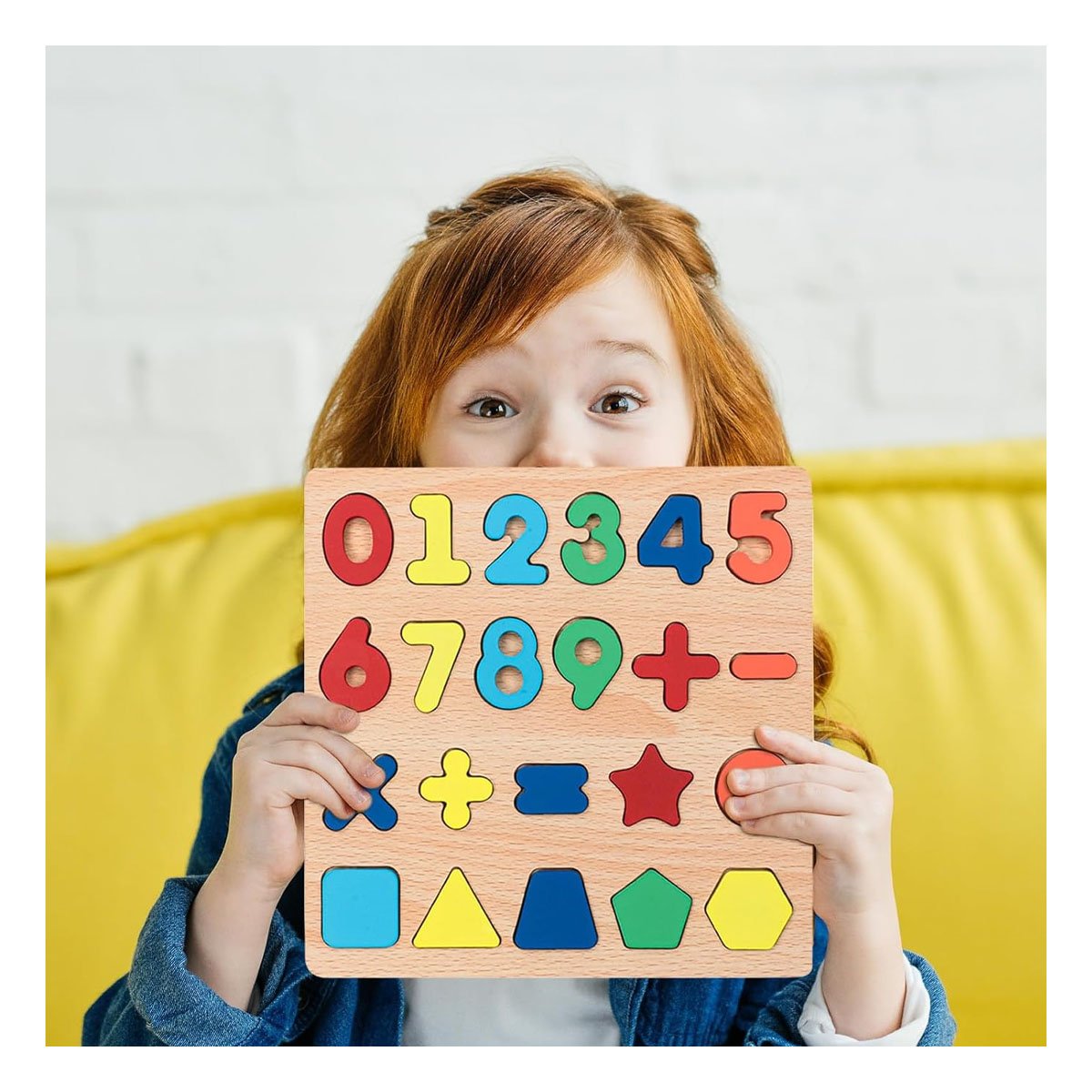 PACK4 DIDACTICO INFANTIL MULTICOLOR CON FONDO MADERA PARA APRENDER FORMAS Y+PAPEL REGALO - 2