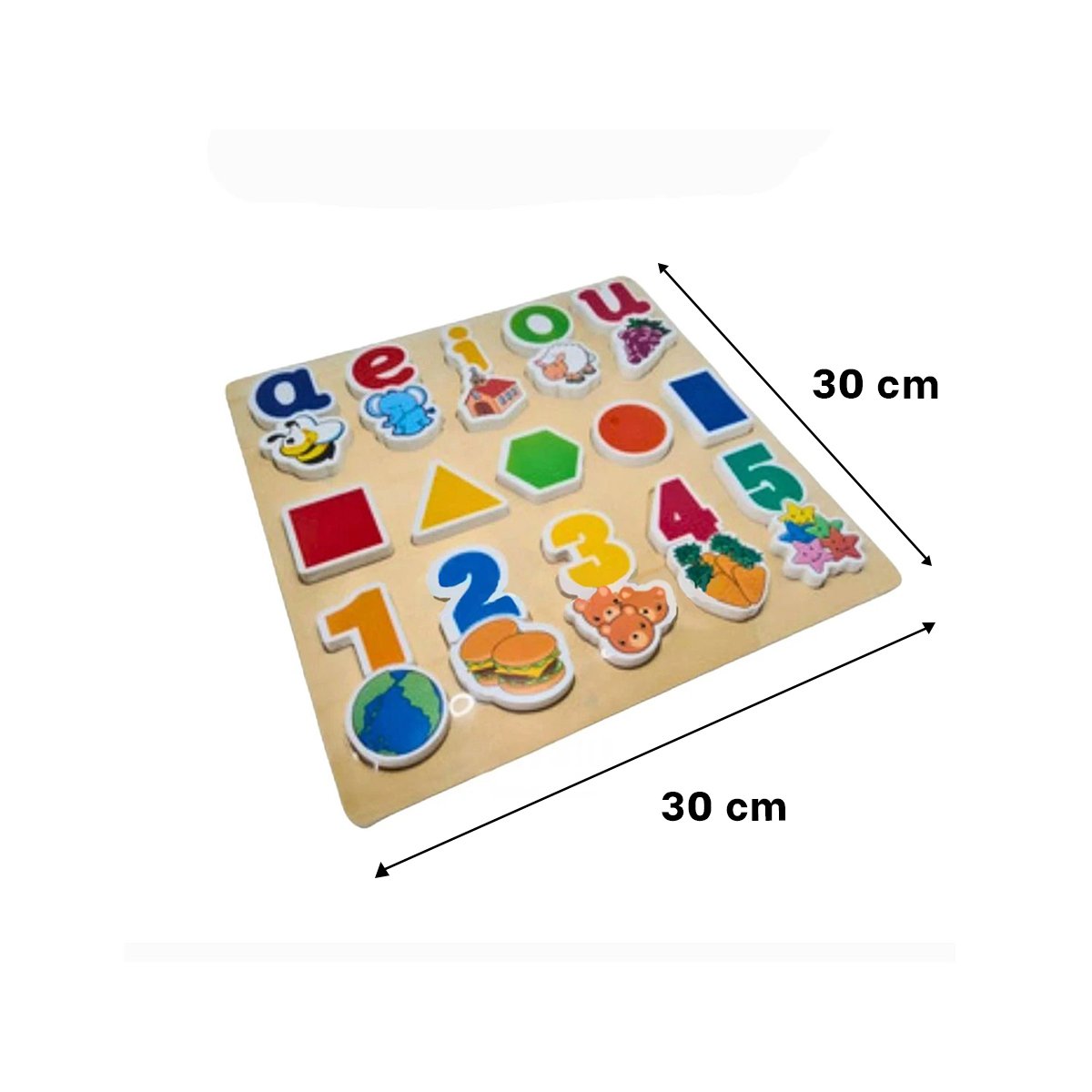 PACK12 ROMPECABEZA DIVERTIDO INFANTIL CON FIGURAS GEOMETRICAS Y 25 PIEZAS Y+REGALO STICKER - 4