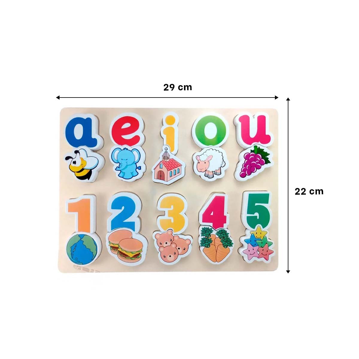 PACK12 SET INTERACTIVO DE ROMPECABEZAS CON VOCALES Y FIGURAS Y+PAPEL REGALO - 4