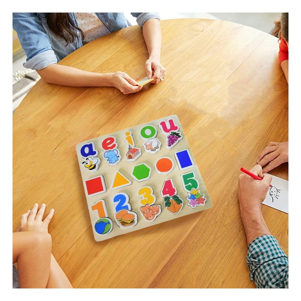 PACK2 JUEGO DIVERTIDO CON FIGURAS GEOMETRICAS Y 25 PIEZAS - 2