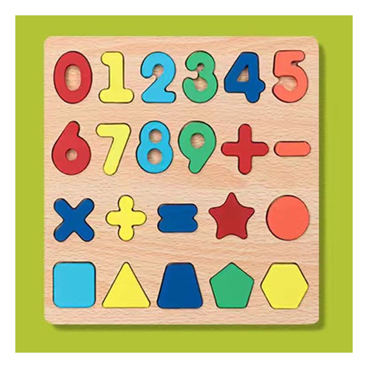 ENCAJE INFANTIL MULTICOLOR CON FONDO MADERA PARA COORDINACION MANUAL Y+POST IT - 2